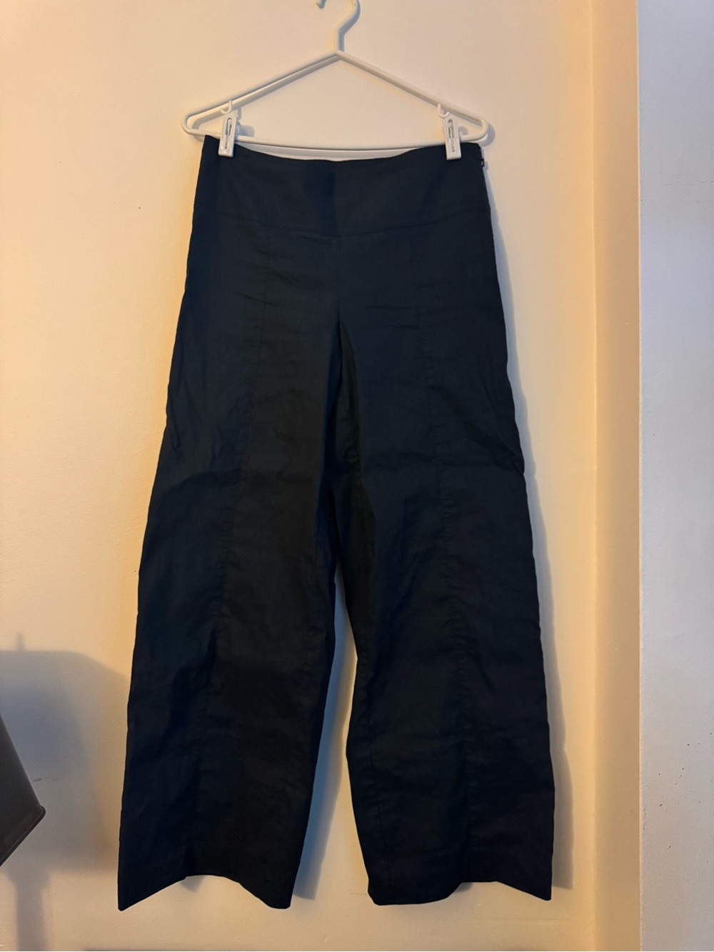 Wide-Leg Navy Sarah Pacini Women's Pants